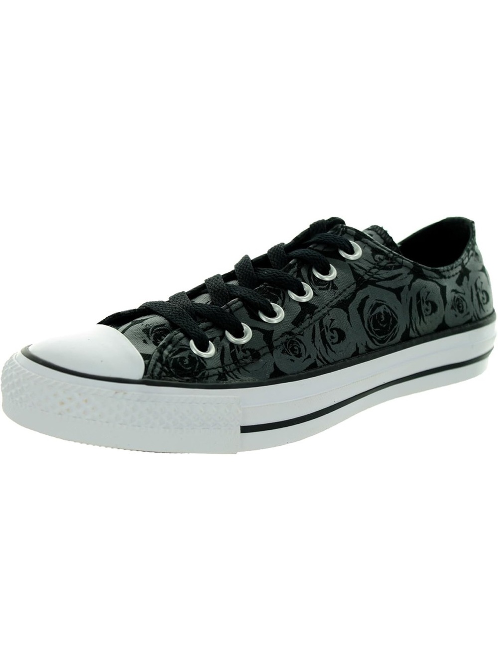 Converse women’s Chuck Taylor Low Shoes Black Rose Canvas All Star size 6